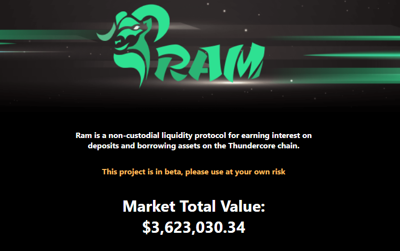 InfoThunderNews's tweet photo. #RamProtocol has over $3.6M in TVL on #ThunderCore ! @FlashBoys_fi @ThunderProtocol 🔥🥳🚀 https://t.co/AQggR3J2vS