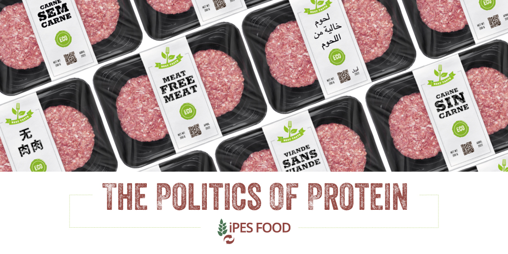 IPESfood's tweet photo. We can't wait to release our major report on #meat and #protein on Thursday! The #PoliticsOfProtein. 

Public discussion on meat is hyped and full of misleading claims. We set the record straight.

If you're a journalist and didn't receive the embargoed release yet, PM here https://t.co/by1X4KgL45