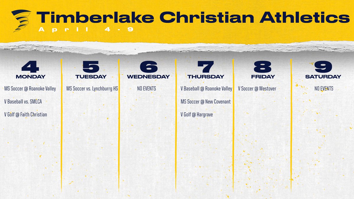 This week in Timberlake Athletics!!