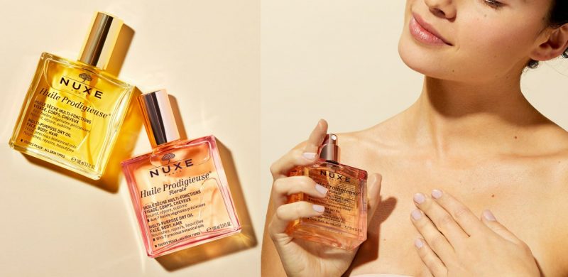 dvalentinadv's tweet photo. Con l'inverno la pelle tende ad essere più secca ed arrossata. Per questo @NUXE  ha lanciato Huile Prodigieuse, un olio secco, adatto a viso, corpo, capelli. Come si usa? Leggete ➡️https://t.co/6GbconPR8j ⬅️#beauty #huileprodigieuse https://t.co/gs4MsDPRgZ