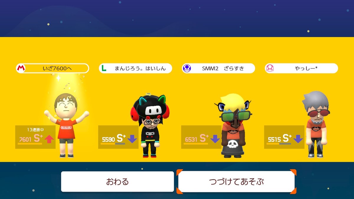 #スーパーマリオメーカー2 #SuperMarioMaker2 #NintendoSwitch
7600....