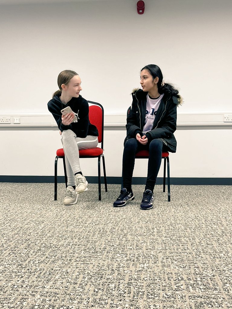 BelgradeHubs's tweet photo. Meanwhile, our brilliant 13-17s Group took on the theme of #TacklingText, and have been developing characters and scenes based on ideas in plays by playwrights including @EvanPlacey and @MarkWheeller
#YouthActingClasses
@BelgradeTheatre https://t.co/FaKIG5rZBk