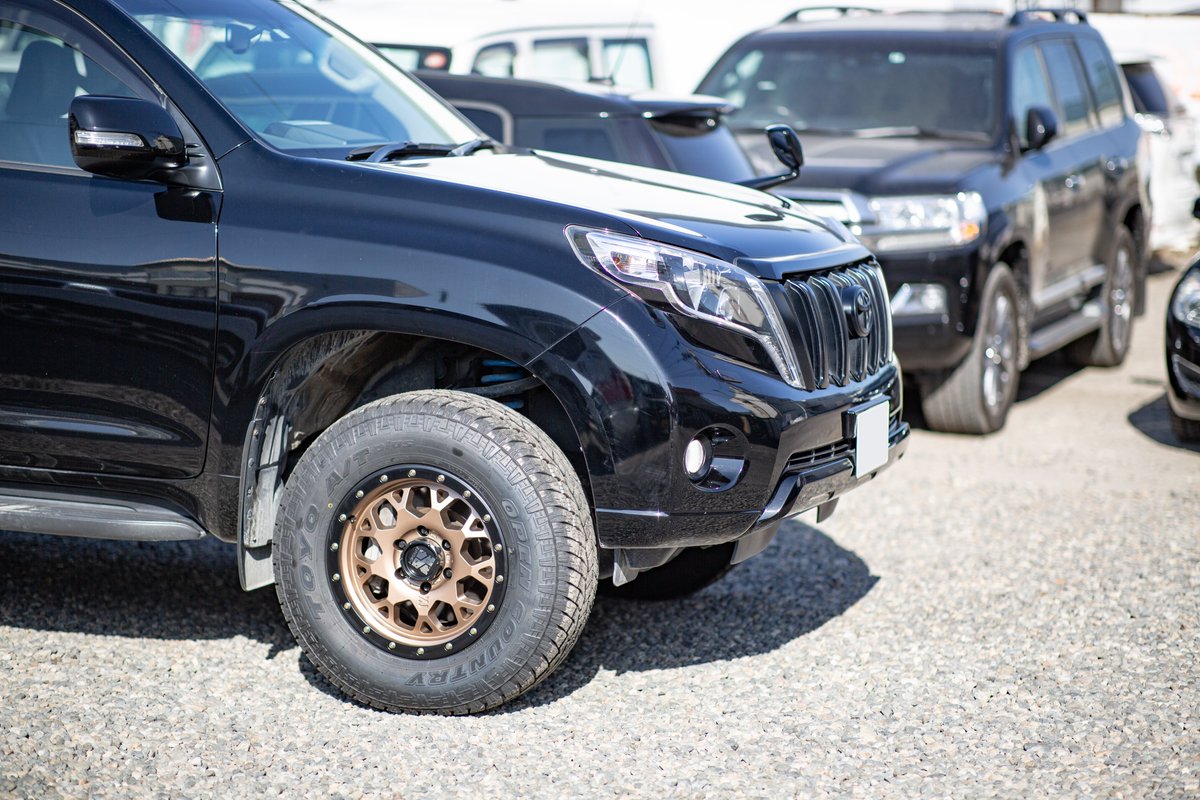ランドクルーザープラド MLJ XTREME-J XJ04 17x8j+20 TOYO OPEN 