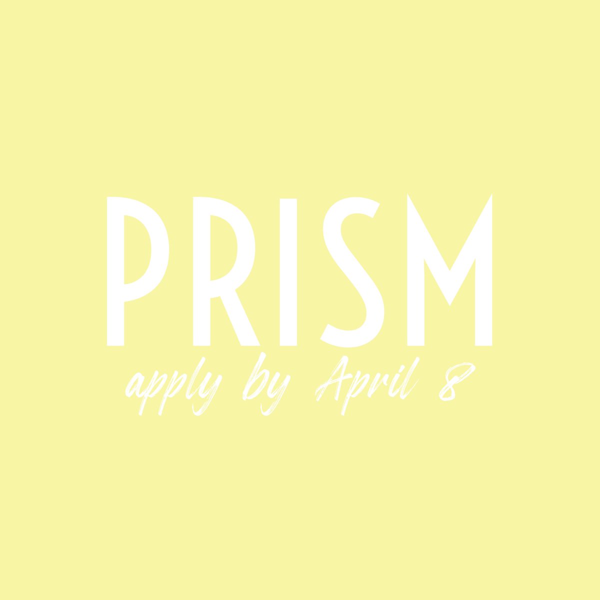 prism_msstate's tweet photo. APPLY TO PRISM, by FRIDAY, APRIL 8 —
Applications, Resume, and Portfolio - DUE APRIL 8 
Students are welcome to contact Anna Blount, PRISM Director directly with questions at ablount@comm.msstate.edu or prism.msstate@gmail.com

APPLY AT: https://t.co/NBxU5CAS2G https://t.co/tBYvZTqWn6