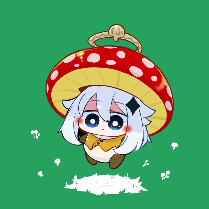 キノコになっちゃったぞ…🍄
#原神 #GenshinImpact #パイモン 
