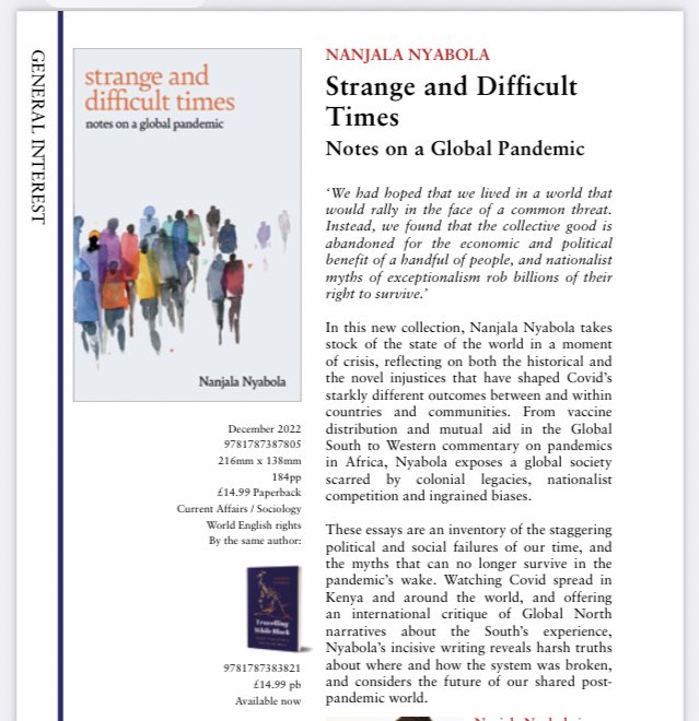 Nanjala1's tweet photo. I always loved the paintings detailed on the covers of Penguin classics so I'm incredibly proud that my next book will once again feature the amazing art of Sudanese painter @galalgoly. "Strange and Difficult Times: Notes on a Global Pandemic", December from @HurstPublishers. https://t.co/VzG6ZnnKPb