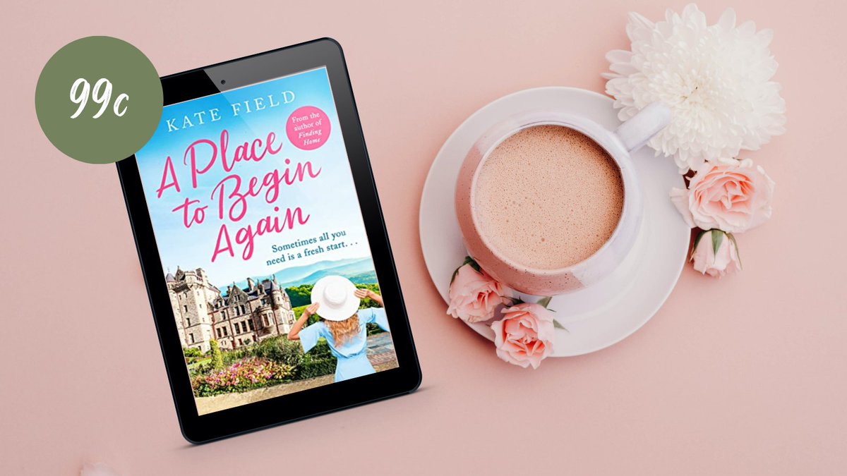 HeadlineAccent's tweet photo. The #kindledeal is still ON.
 
This month you can get your hands on @katehaswords' #APlacetoBeginAgain for 𝗢𝗡𝗟𝗬 𝟵𝟵𝗰!😲🚨

'Exceptional depth to the characters and a beautiful story' ⭐⭐⭐⭐⭐

'Lively, fluid writing, a cracking plot'⭐⭐⭐⭐⭐

👉https://t.co/ZeYZAVbmBX👈 https://t.co/ybatR6dxQh
