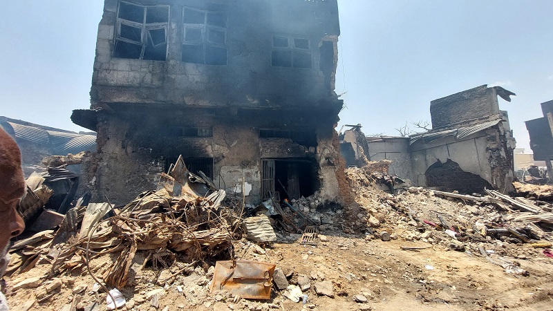 FAOSomalia's tweet photo. Devastating images from the aftermath of the Hargeisa Market fire. The loss of businesses &amp; jobs is astounding. 

A structural engineer, value chain expert &amp; our program coordinator from FAO will all assist with assessments and we're looking at more ways to help the city rebuild. https://t.co/LwYBVhiMTo