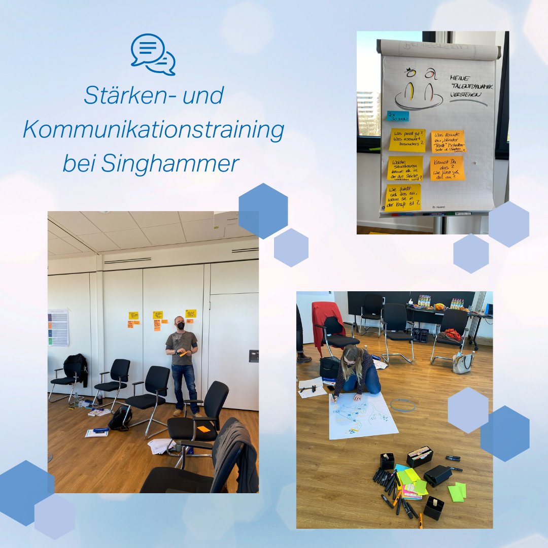SinghammerIT's tweet photo. Ein Stärken- und Kommunikationstraining im Arbeitsumfeld? Das klingt erstmal ungewöhnlich - aber geradein der Team-Zusammenarbeit ist es wichtig zu wissen, welche Stärken das Gegenüber hat und wie man Konflikte ohne dicke Luft gemeinsam löst😊 #kommunikation #teambuilding #itjobs https://t.co/QZQwNLcdHv