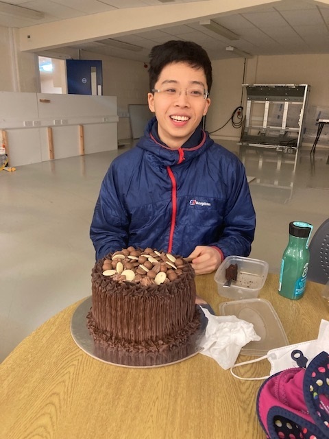 Happy Birthday - to one our talented interns - Brian Yan !  Another great cake from Nita...