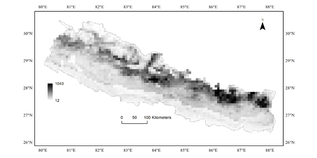ESAEcosphere's tweet photo. From our #Macrosystems Ecology track:
A new study maps >2,600 plant species in #Nepal to identify areas of high diversity & #endemicity
https://t.co/CKxDy6SkMu
#SpeciesDistributionModels #HerbariumRecords #OpenAccess @MOFENepal https://t.co/JSD1oTqFza