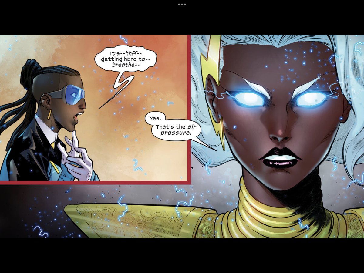 GoddessofMars2's tweet photo. I'm not feeling #ImmortalXMen at all. When there is a story that is #Storm focused I will give it a second opinion. I am unimpressed by the happenings of the book. I'm here for the #RegentofSol and #GoddessOfMars https://t.co/nmV6PxP94a