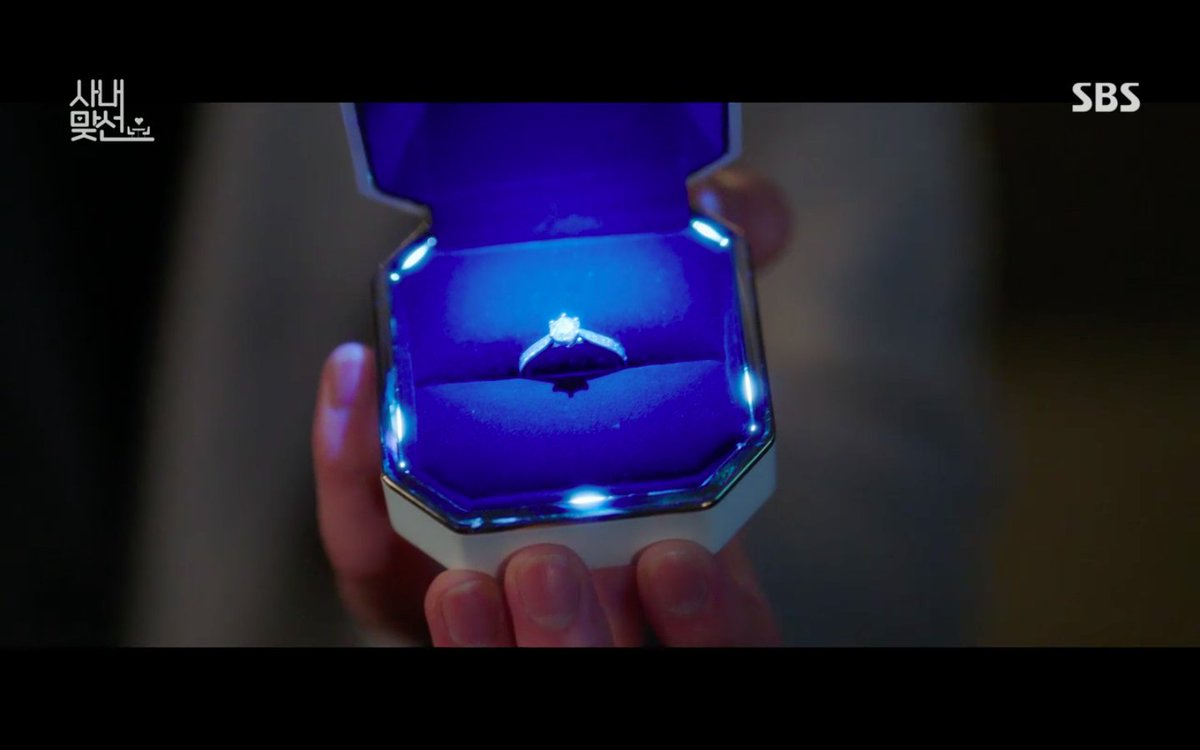 MySheepyRock's tweet photo. The fact that Secretary Cha and Yeong Seo are going to marry first and Secretary Cha finally proposed to her is just that sweetest! The shiny shimmering ring is waving at her! Congratulations on your engagement and wedding! #BusinessProposalEp11 https://t.co/gztzHPwQX0