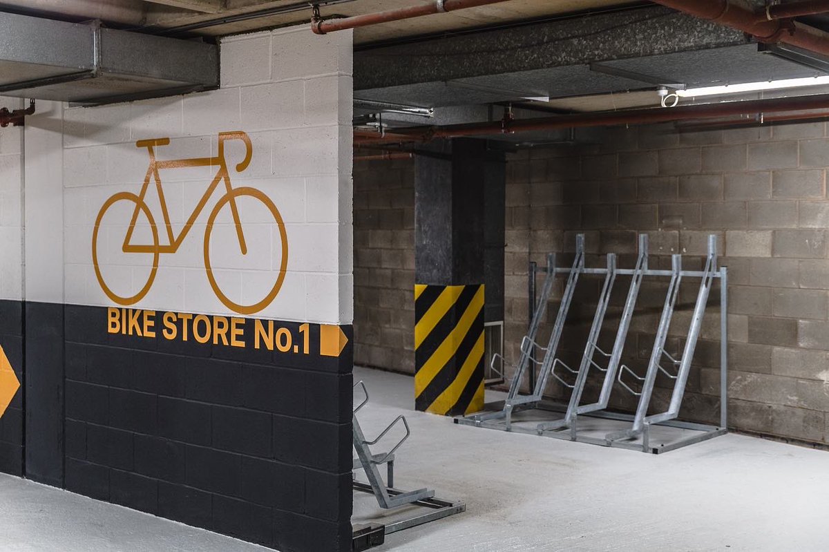 trinity_MCR's tweet photo. Although it’s a grey day in #Manchester, cycling to work at @trinity_mcr is easy. 

With our fantastic #cycle storage, shower and changing facilities, you can cycle to work in any weather and be ready for the day ahead. 🚲 

Get in touch today. Info@trinitymanchester.com 📲 https://t.co/wPGW6SAkGR