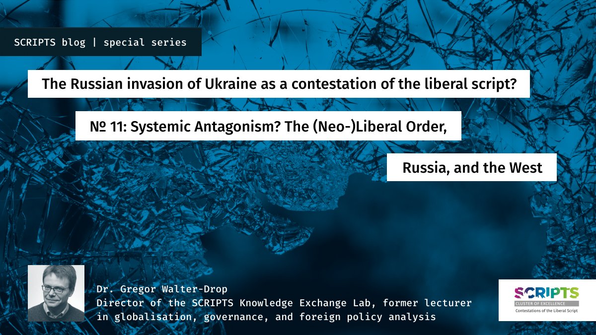 scriptsberlin's tweet photo. Is blindness to internal maladies one reason for the West's long blindness to Russia's aggressiveness? With a sharp critique of the pitfalls of neoliberalism, Gregor Walter-Drop develops an interesting argument #ScriptsBlog that urges caution ➡️ https://t.co/RVVcrwTTZ9 https://t.co/vxksRciCpU