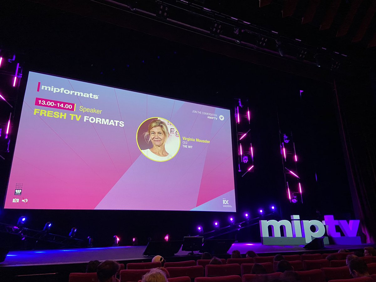 formatbiz's tweet photo. MIPTV // #VirginiaMouseler presents its #FreshTvFormat ! @mip @TheWitFreshTV https://t.co/lUZp7XlzsW