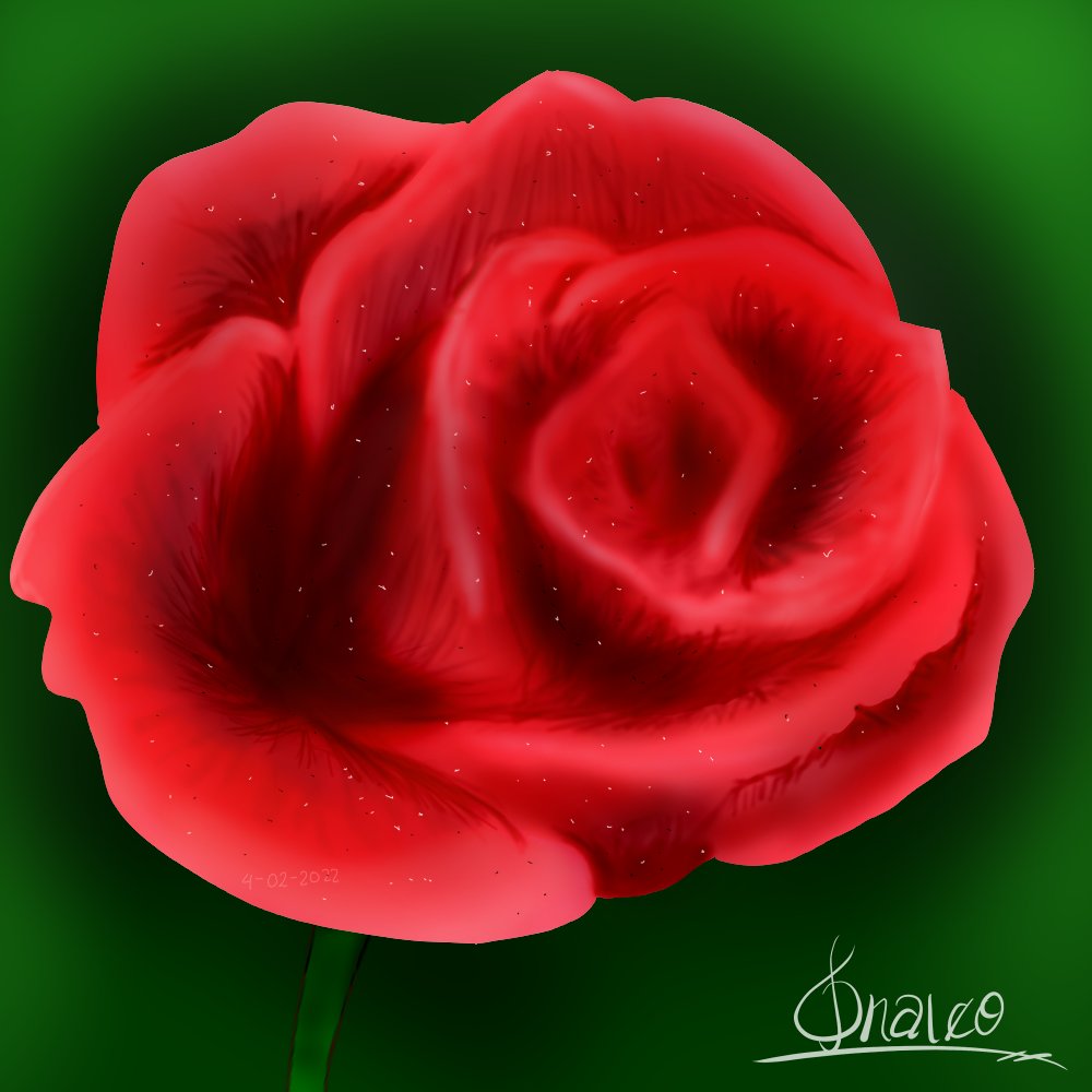 GnaleoI's tweet image. Just trying to practice using the drawing tablet ^u^
Details:
Rose
Date Started: April 02, 2022
Date Finished: April 02, 2022
#rose #roseart #roseartwork #drawing #randomdrawing #digitalart #digitalpainting #trace #traceart #practice #artpractice