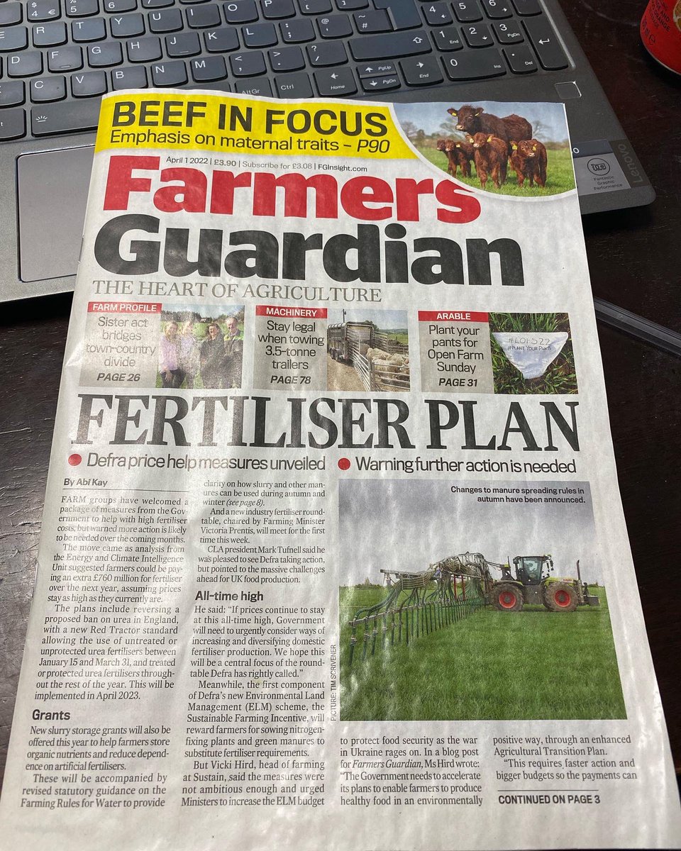 LelyHolsworthy's tweet photo. Great to see Hartland based beef customers Bryan & Andrew Olde, talking about their Lely Juno in the @farmersguardian this week.
#beeffarming #lely #lelyjuno #feedpusher #lelydevonandcornwall #farminguk #farmerfeature #farmersguardian https://t.co/9ZIIeCHTiU