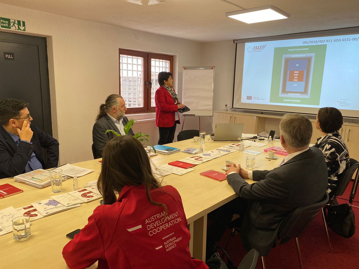 alled_2's tweet photo. 📢#ALLED2 team was absolutely thrilled to welcome @AustrianDev Managing Director Ambassador Stift for the first-time visiting Kosovo🇽🇰 and our project. #ALLED2 TL Ms @efkaheder together with the team were thrilled to present the achievements and future steps of the project✅ https://t.co/ntEE3ODVuU