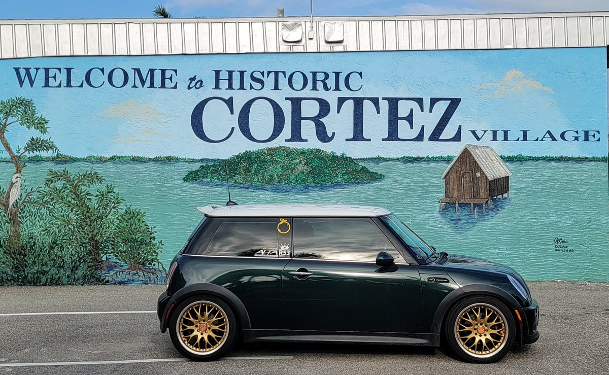 sweetart_gokart's tweet photo. I drive by this mural everyday omw to work. @MINI @MINIUSA @MiniMagazine @CooperCvlt @R53Ownersclub
#r53mini #supercharged #brgr53 #floridaminis https://t.co/kNdBDEeWCb