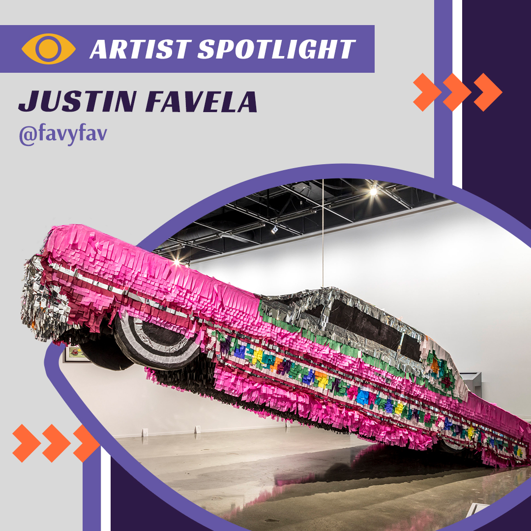 MyControlCard's tweet image. Today’s #ArtistSpotlight is Las Vegas based multidisciplinary artist Justin Favela (@favyfav). Justin is known for his large-scale installation sculptures. Each one is built out of - believe it or not - individual piñata streamers! Talk about patience 🙌🏾