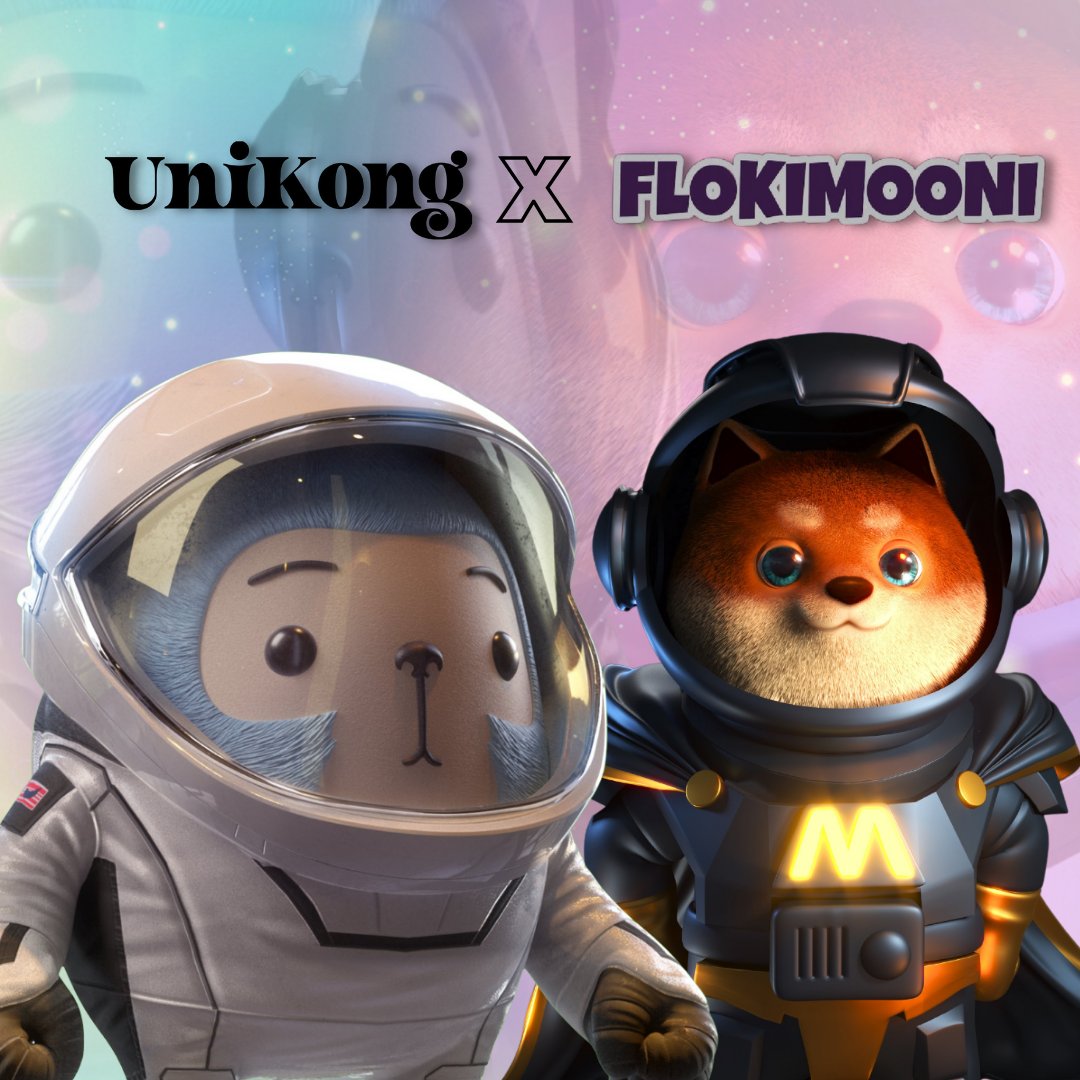 🌜 Flokimoonie X Unikong 🌛

🎁 5x Flokimooni WL 

To enter
1️⃣ ❤️ RT &amp; Tag 3 friends
2️⃣ Follow @FlokiMooni ➕ <a href="/UnikongNFT/">Unikong</a>
3️⃣ Join discord.gg/flokimooni 
⏰ Ends 48 hours 

#NFTGiveaway #NFTCommunity #NFTs #NFTdrop #whitelist #giveaway