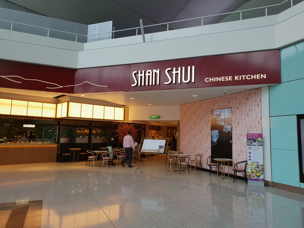 hall_ed's tweet photo. Travel update: painless check-in and security. @HeathrowAirport is busy, but T2 is operating well. Good news is that @lufthansa have opened the #senatorlounge so I can eat, drink and do some work in peace. There's  also a new Chinese restaurant in T2 #shanshui for another trip. https://t.co/M7Io8VJlgi