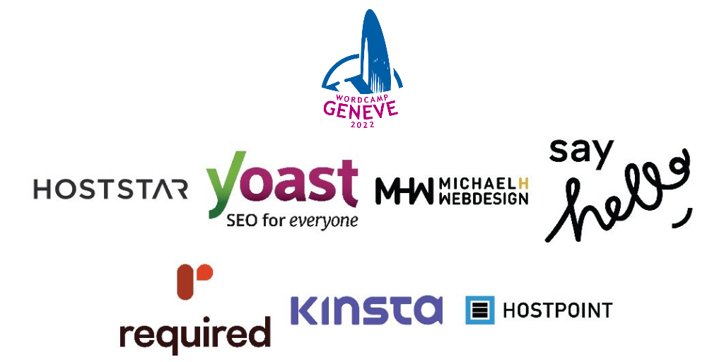 WordCampGVA's tweet photo. Un grand merci à nos sponsors Bronze @hostpoint @kinsta @wearerequired @SayHelloGmbH @yoast @hoststar and #MichaelHWebdesign pour le soutien continu à la communauté #WordPress et le #WordCampGenève2022 du 09.04.2022
https://t.co/1CtWVFTERb
#wcgva #wpgva https://t.co/k1b3pTHRe9