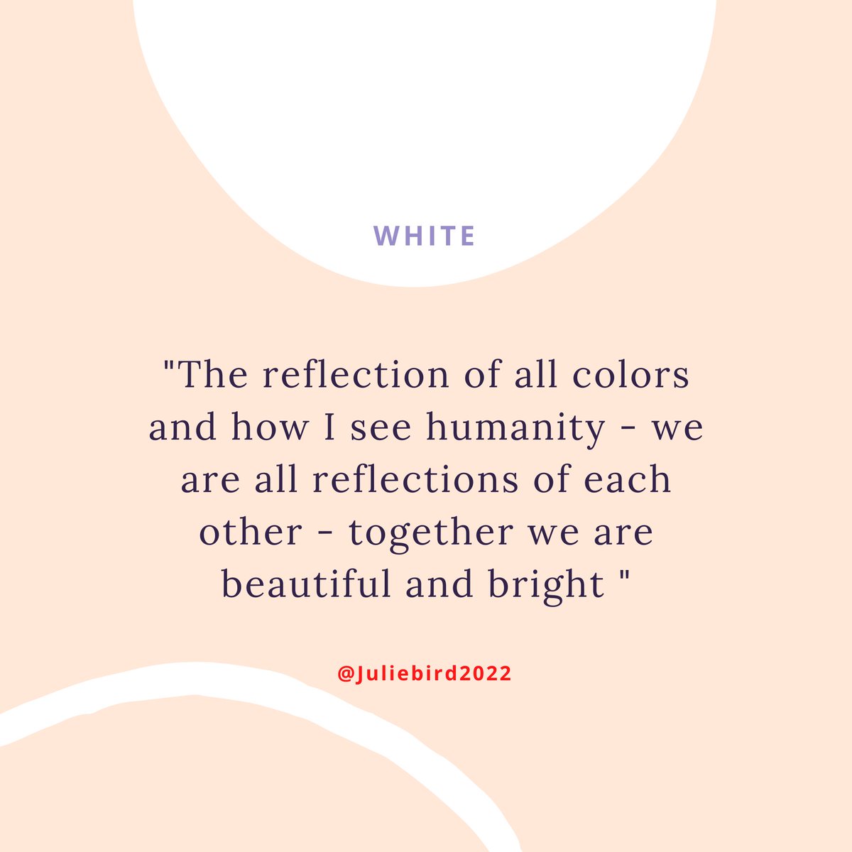 “Together we are beautiful and bright” - we couldn’t have said it better ourselves @JulieBird2022, thank you for sharing the meaning behind your #colourofjoy with us! 🌈 🤍 Let’s make some art together, submit your colour of joy here: bit.ly/coloursofjoy