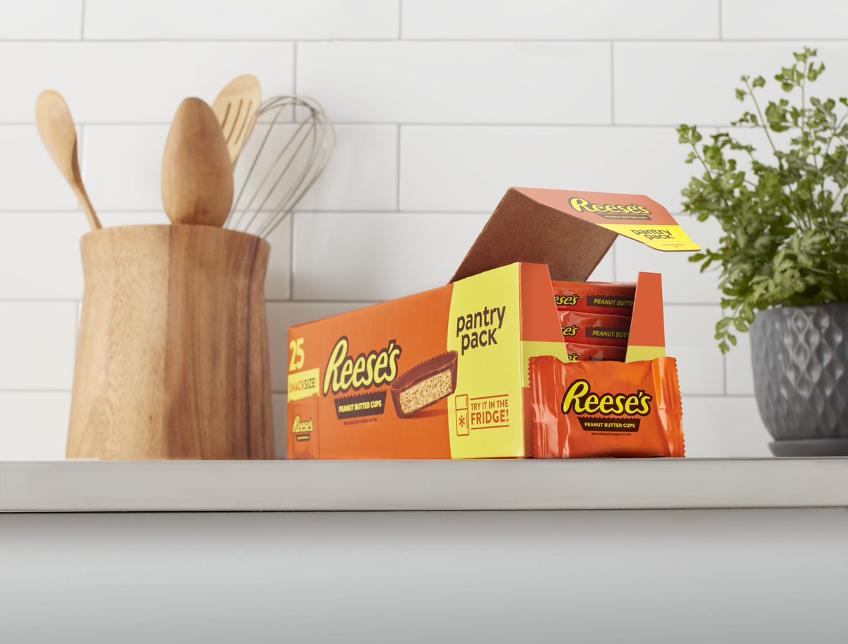More of what you want, when you want and where you want it. Introducing NEW Reese’s Pantry Pack with 25 individually-wrapped, snack-size cups: bit.ly/3NIpoHE