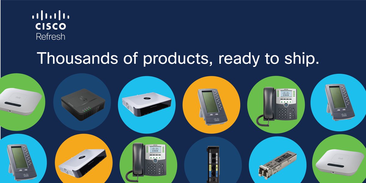 Sometimes you’ve got to have brand new, cutting-edge Cisco gear. Other times pre-owned is fine. When that’s the case, look to Cisco Refresh—the only source of fully warrantied, fully supported, certified remanufactured Cisco equipment. #ciscorefresh
cs.co/6017KvUTx