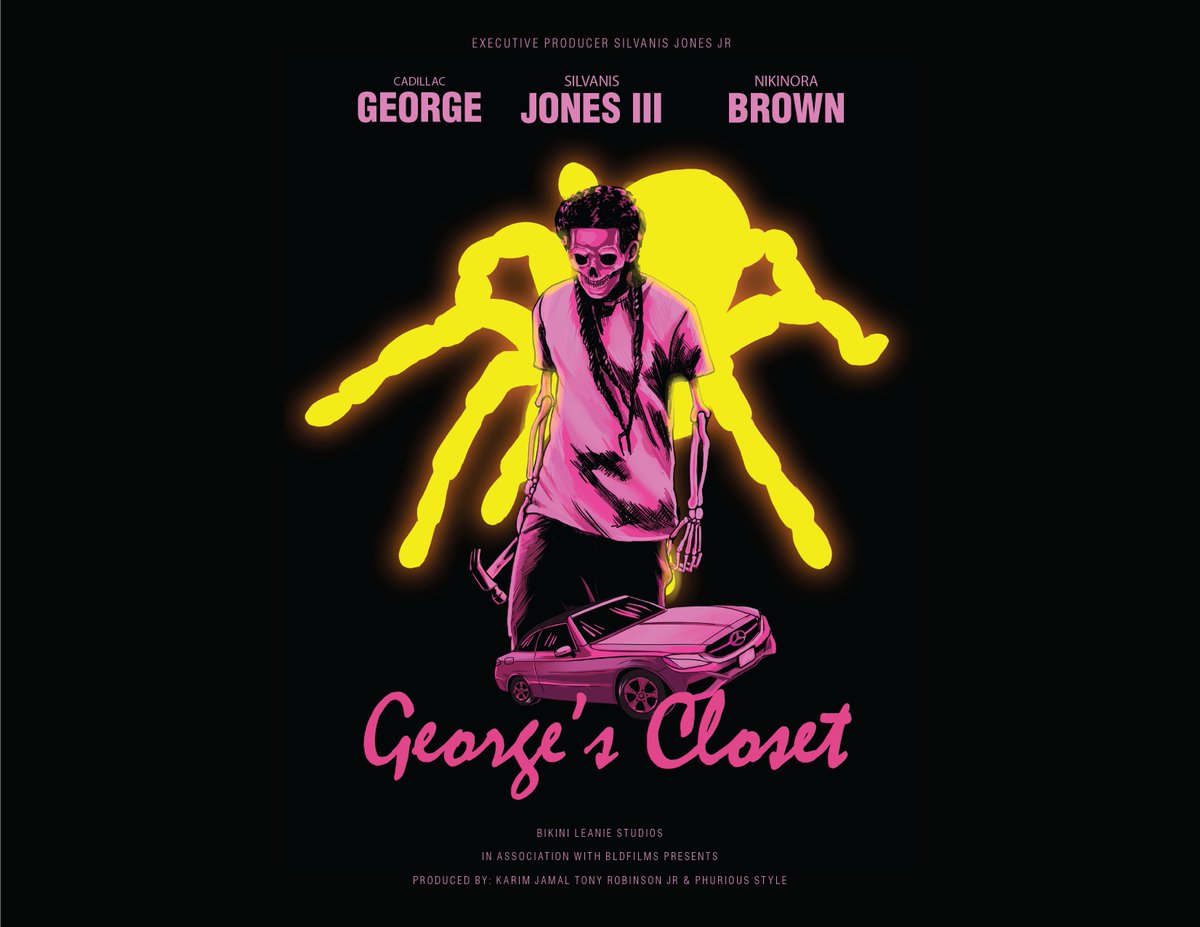 BikiniLeanie's tweet photo. Check out the all new poster for George’s Closet and stream on Amazon video soon! 

“They went into my closet looking for skeletons but that’s not all they found” https://t.co/rSC7TN2fhI