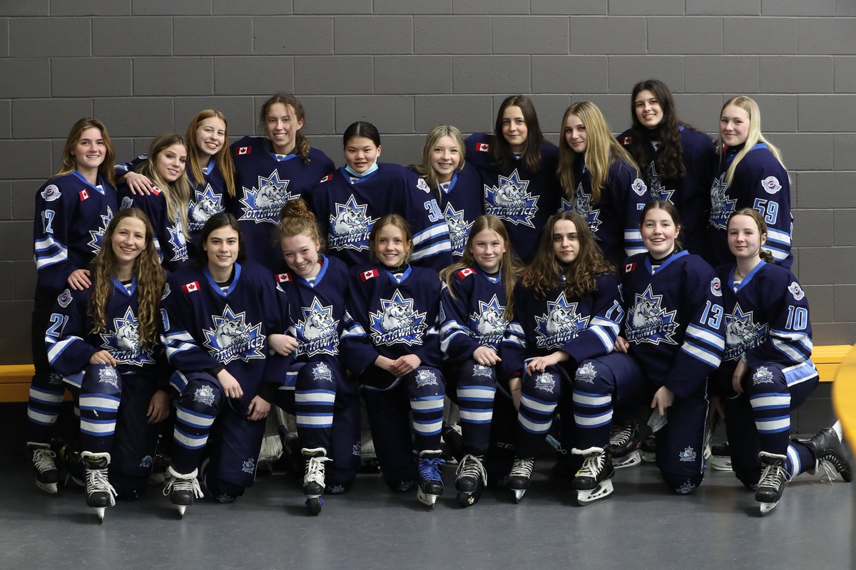 OGHAhockey's tweet photo. Our #OttawaIce U18 BB team. Many thanks to the girls, coaches and team volunteers for making this a successful and fun season! ⁦@OGHAhockey⁩ ⁦@OttawaJrLady67s⁩ ⁦⁩ ⁦⁦@u15lady67s⁩ ⁦@u18lady67s⁩ https://t.co/8k57Dswkki
