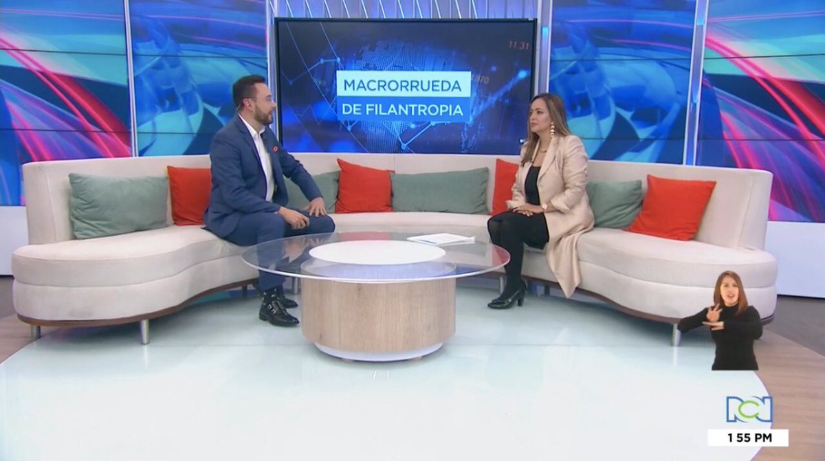 APCColombia's tweet photo. Nuestra directora general @VivianaManZul estuvo en @NoticiasRCN conversando sobre la próxima Macrorrueda de Filantropía que se llevará a cabo este 28 y 29 de abril en Medellín. 

👉Conoce la entrevista aquí: https://t.co/HDLKX1ndep https://t.co/hmORTwvajO