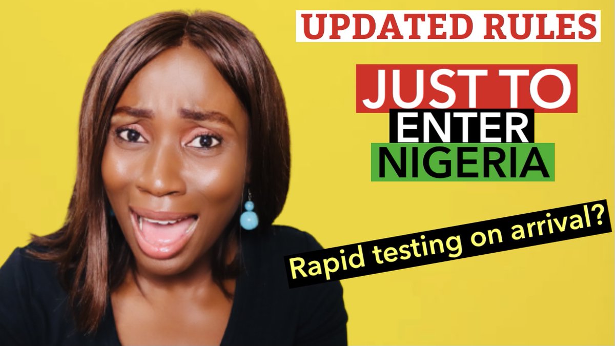 Sassy_Funke's tweet photo. NEW VIDEO: Nigeria NEW COVID TRAVEL PROTOCOLS starting Monday 4th April 2022

Retweets Appreciated 🙏🏾🙏🏾

Link: https://t.co/lhtlxcVHEC

#LagosAirport #Nigeria #Nigerians https://t.co/67rhsFujnl