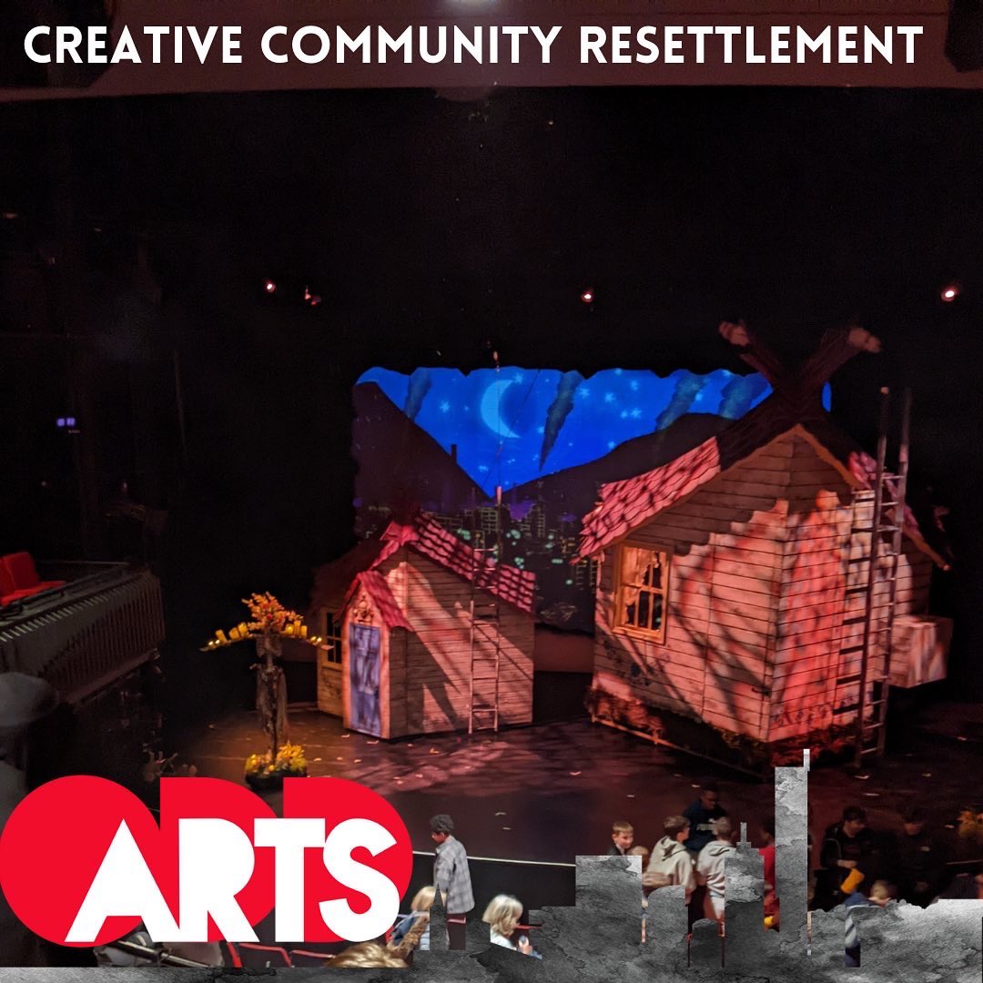 OddArtsUK's tweet photo. ✨MAGIC✨at @HOME_mcr last week when #CreativeCommunityResettlement participants saw ‘The House with the Chicken Legs’. So much fun watching this moving, enchanting #musical thanks to our funders @ace_thenorth @OneMcr #doylycartecharitabletrust 🙌🏽#oddarts #CCR #theatre https://t.co/5Ylqxy2E04