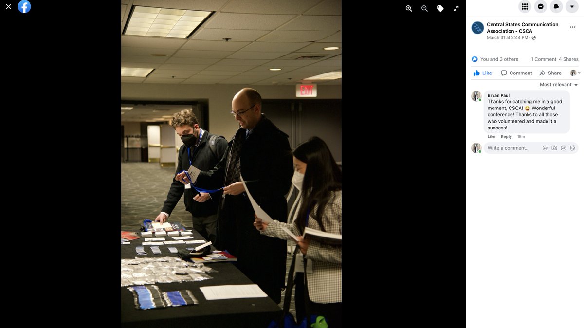 wmbrypaul's tweet photo. Well, at least they caught me in a good moment . . . 😄 #CSCA2022 https://t.co/FpNOnIUBix