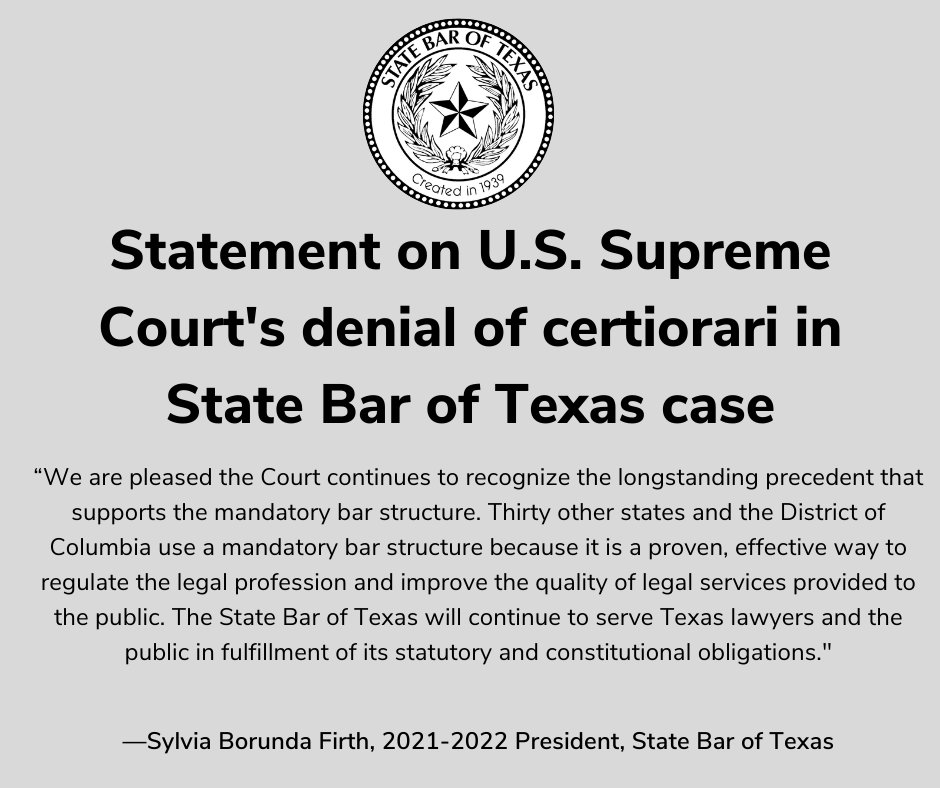 State Bar of Texas on Twitter "https//t.co/bFWTYVqtid" / Twitter