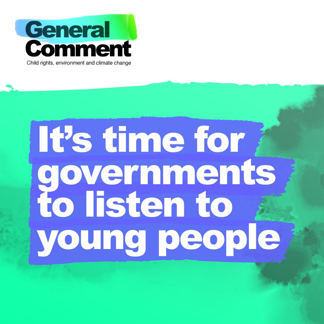 Het VN-Comité voor de Rechten van het Kind roept kinderen en jongeren t/m 17 jaar op om hun mening te geven over het milieu en klimaatverandering voor het vormen van General Comment No. 26. Dit kan t/m 30 juni via deze vragenlijst: bit.ly/3j0MgDY 
#ChildRightsEnvironment