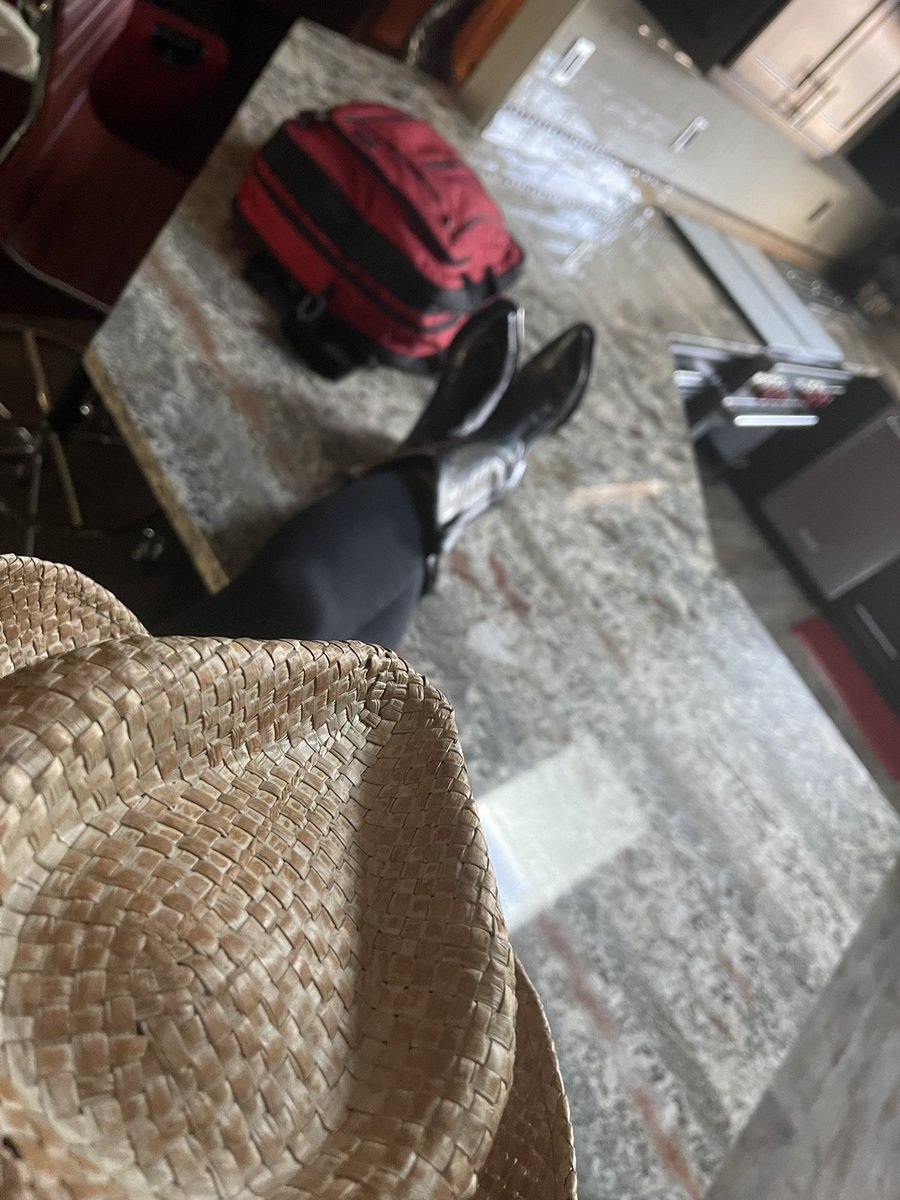 Travel day! #GigaTexas #CyberRodeo