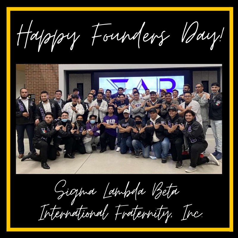 Happy Founders Day to Sigma Lambda Beta International Fraternity, Inc, founded April 4, 1986 at the University of Iowa. Coast to coast, SLB serves as a catalyst to better serve the needs and wants of all people. Enjoy your day Rho Betas! 💜