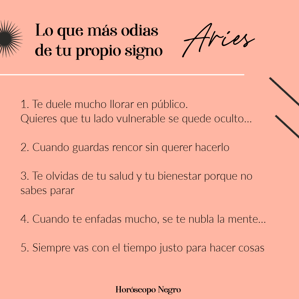 aries_hn's tweet photo. Lo que más odias de tu propio signo ✨🔮✨ #aries #horoscoponegro https://t.co/29SrhMtjlJ