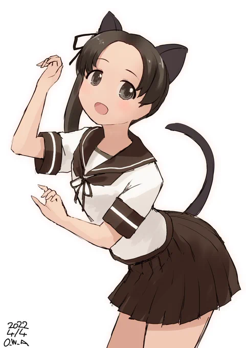 あやにゃみ

#艦これ版深夜の真剣お絵描き60分一本勝負
#艦これ版真剣お絵描き60分一本勝負_20220404 