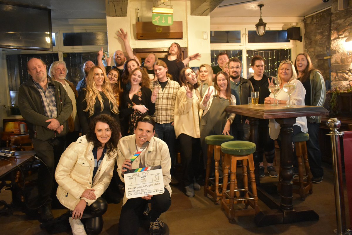 MindTrapMovie's tweet photo. The amazing cast &amp; crew of Mindtrap.
(Written &amp; created by Dan Taylor) https://t.co/lk4ZHIKX24