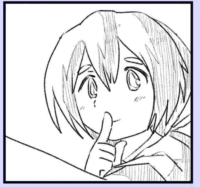 いい顔が描けるとどうしてものせたくなってしまうね 