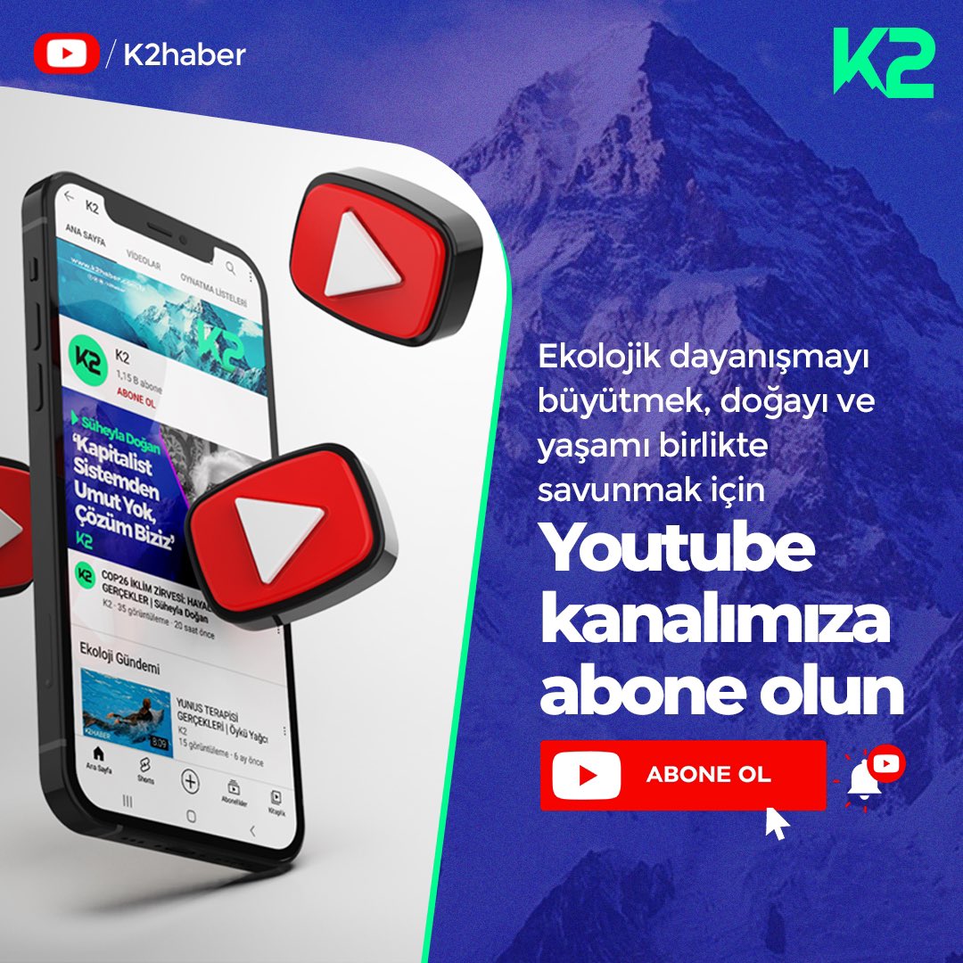 denizkilic_34's tweet image. 🍃🌍 #K2TV, ekoloji mücadelesini ekranlarına taşımaya devam ediyor.

Kanalımıza abone olmak ve dayanışmayı birlikte büyütmek için 👇
🔗youtube.com/k2haber?sub_co… 
@k2haber