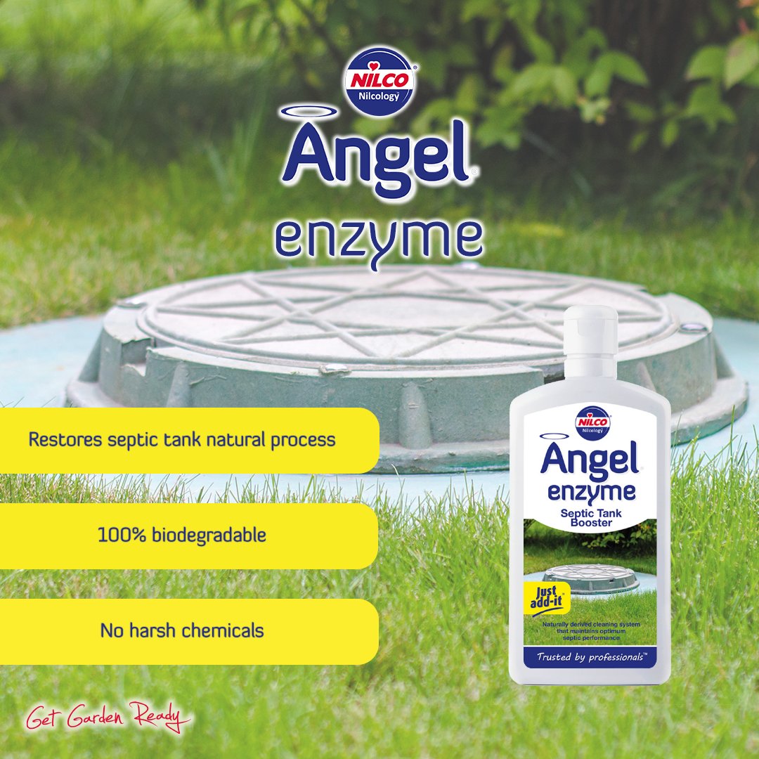 Nilco Angel Septic Tank Booster naturally restores microbial balance and boosts the efficiency of the septic tank ⚖ 💩🏡

Get yours today direct from our website ➡ bit.ly/36zfuqA

#nilco #nilcouk #angel #cleaning #Garden #gardening #home #septictank #biodegradable
