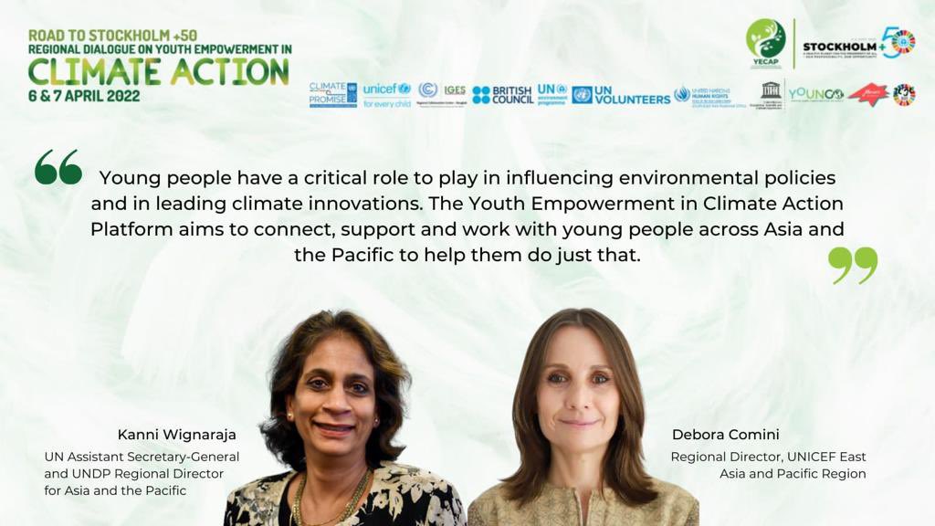 shokonoda's tweet photo. Inspiring to see my former and current bosses🙂 jointly advocating youth empowerment for #ClimateAction🌏!  

#Stockholm50 is an opportunity to make bold choices and ensure a #sustainable future for all.

Working together makes us more effective and stronger. https://t.co/yFm6tyWbkx