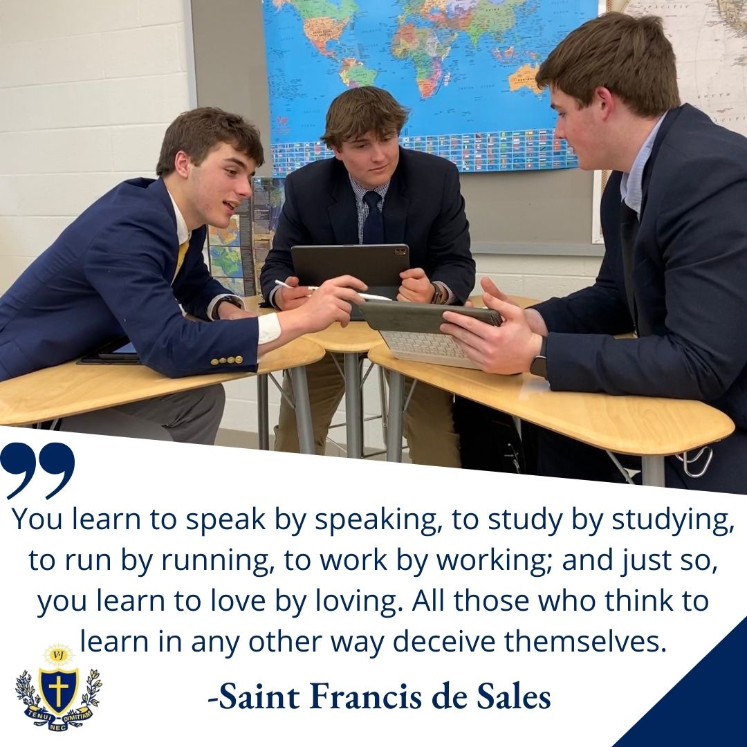 Salesianum's tweet photo. We develop a lifelong love of learning &amp; commitment to growth that inspires our students to succeed. Salesian Gentlemen are well-equipped for their futures, fueled by a spirit of brotherhood &amp; focused on the gift of learning together in the present moment. #WordsofWisdom https://t.co/UArcz0aQ2M