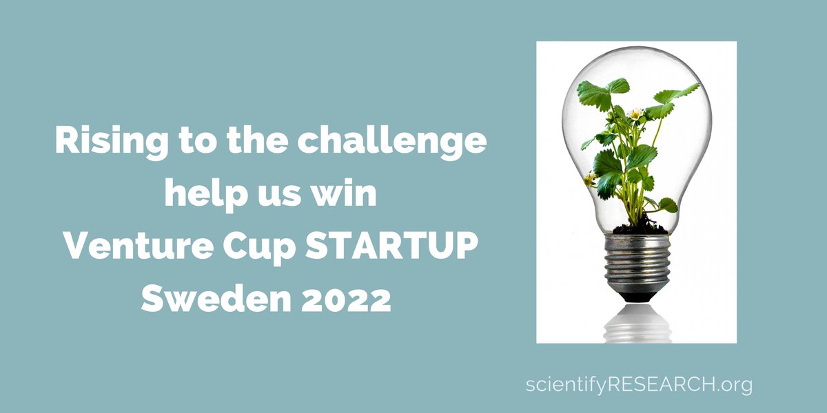scientifyRES's tweet photo. @venture_cupswe We submitted our entry today for Venture Cup Sweden's STARTUP edition! 

For researchers using our funding database, we welcome your feedback: https://t.co/bVN9Jk8QYn

#VentureCup #VentureCupStartUp #StartUp2022 #VCStartUp2022 #OpenScience #ResearchFunding https://t.co/gO6YAndK1J